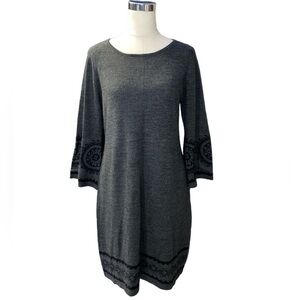 Fashion Bug Gray With Black Accents Size Small